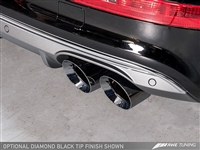AWE Tuning SQ5 Touring Edition Exhaust   Quad Outlet, Diamond Black Tips