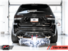 AWE Track Edition Exhaust for Jeep Grand Cherokee SRT and Trackhawk - for use with stock tips