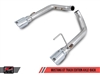 AWE S550 Mustang GT Axle-back Exhaust - Track Edition (Diamond Black Tips)