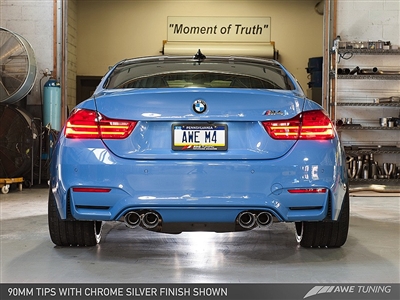 AWE SwitchPath Exhaust for BMW F8X M3/M4 - Non-Resonated - Carbon Fiber Tips