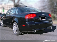 AWE Tuning Audi B7 A4 3.2L Touring Edition Dual Tip Exhaust -- Polished Silver Tips