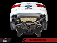 AWE Tuning Audi S6 4.0T Touring Edition Exhaust - Polished Silver Tips