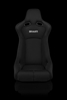 Braum Venom-R Series Fixed Back Bucket Seat - Black Cloth / Carbon Fiber