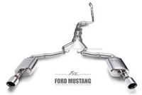 Fi-Exhaust Mustang MK6 2.3T Ecoboost 2015+ Front Pipe + Mid Pipe + Valvetronic Muffler + Dual Tips