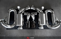 Fi-Exhaust Porsche 991 GT3 2013+ Valvetronic Muffler + Dual Tips with Carbon Fiber