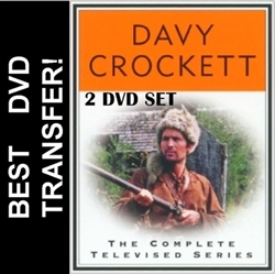 Davy Crockett DVD 1955 1956 Complete Disney TV Series