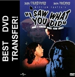 I Saw What You Did DVD 1965