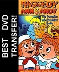 Raggedy Ann & Andy The Pumpkin Who Couldnt Smile DVD 1979