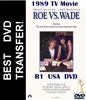 Roe vs Wade DVD 1989 Holly Hunter TV Movie