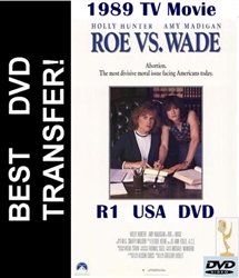 Roe vs Wade DVD 1989 Holly Hunter TV Movie
