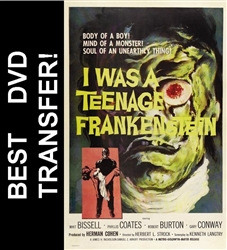 I Was A Teenage Frankenstein DVD 1957 Whit Bissell