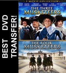 The Three & Four Musketeers DVD 1973 and 1974