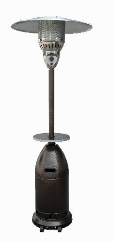 Tapered Hammered Bronze Heater with Table,  AZ-HLDSO1-TCGT