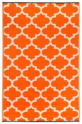 Fab World Collection - Tangier - Carrot & White