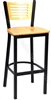 Cutout Slat Cafe Stool