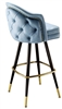 Rolled Channeled Bucket Bar Stool