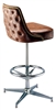 Studded Deluxe Pedestal Stool