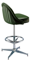 Exterior Channeled Deluxe Pedestal Stool
