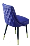 Rolled Tufted Back Club Chair