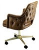 Tufted Cutout Deluxe Swivel Chair