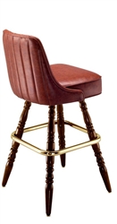 Channeled Colonial Bar Stool