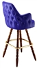 Tufted Wing Colonial Bar Stool