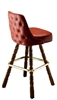 Tufted Mediterranean Bar Stool