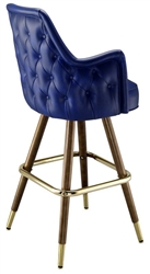 Deluxe Wing Mid-Century Bar Stool