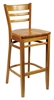 Traditional Ladderback Bar Stool