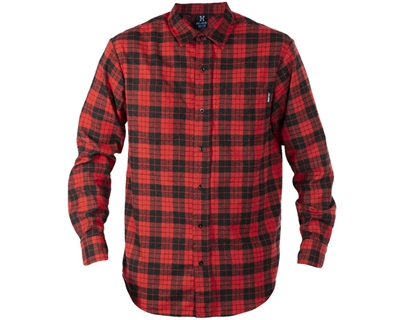Collide HK Army Button Up Flannel - Red