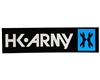 HK Army Logo Sticker - Black/Teal