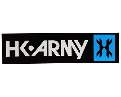 HK Army Logo Sticker - Black/Teal