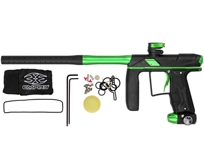 Empire Axe Pro Paintball Gun - Dust Black/Polished Green