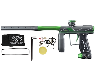 Empire Axe Pro Paintball Gun - Dust Black/Polished Green