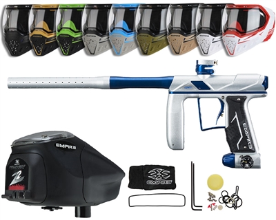 Empire Axe Pro Paintball Gun, EVS Googles & Z2 Paintball Loader Combo Kit