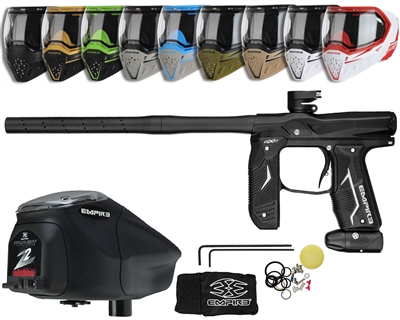 Empire Axe 2.0 Marker, EVS Googles & Z2 Paintball Loader Combo Kit