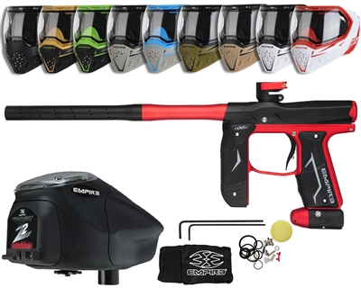 Empire Axe 2.0 Marker, EVS Googles & Z2 Paintball Loader Combo Kit