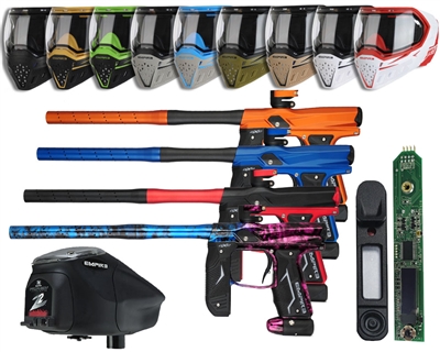 Empire Axe 2.0 Marker, EVS Googles, Z2 Paintball Loader & Redline OLED Combo Kit