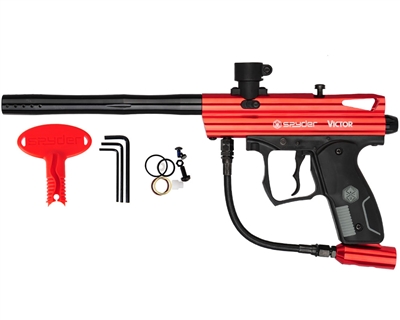 Kingman Spyder Victor Paintball Marker - Gloss Red