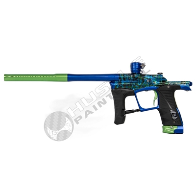 Planet Eclipse Ego LV1.1 Paintball Gun - Greenspan Lime/Blue