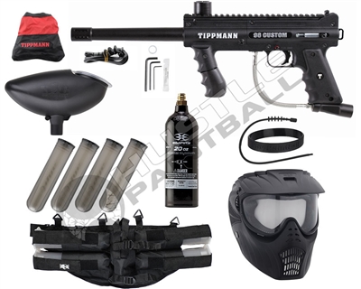 Tippmann 98 Custom Platinum Series Ultra Basic Epic Paintball Gun Package Kit