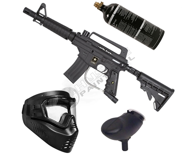 Tippmann US Army Alpha Black Tactical E-Grip Super Pack