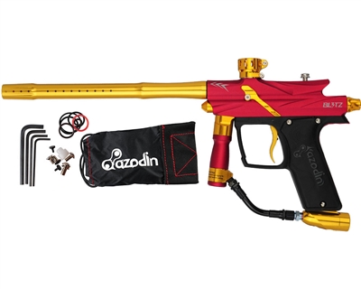 Azodin Blitz III Electronic Paintball Marker - Red/Gold