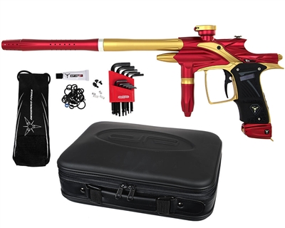 Dangerous Power Fusion Elite Paintball Marker - Red/Gold