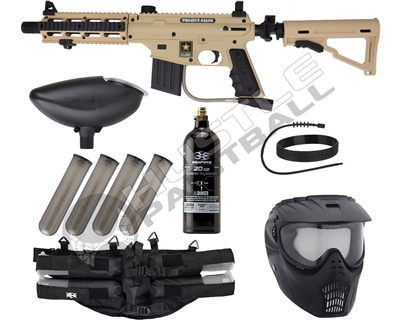 Tippmann US Army Project Salvo Epic Paintball Gun Package Kit