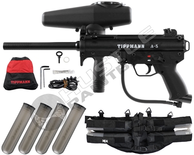 Tippmann A5 & 4+1 Paintball Harness