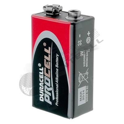 Duracell Procell Paintball 9V Alkaline Battery