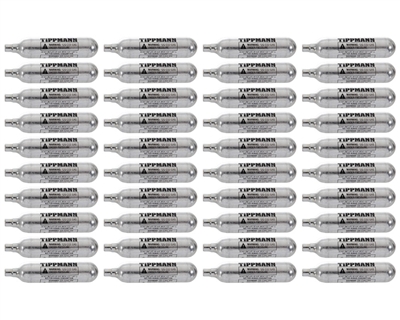 12 Gram CO2 Cartridge - Tippmann - 40 Pack