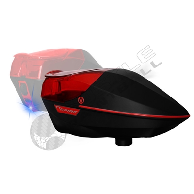 Virtue Paintball Spire Electronic Loader - Black/Red