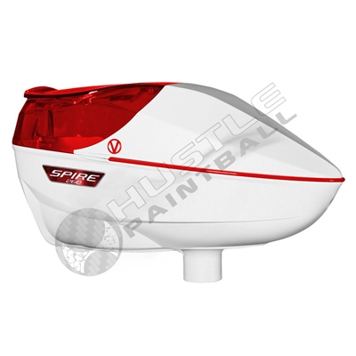 Virtue Paintball Spire 260 Electronic Loader - White/Red